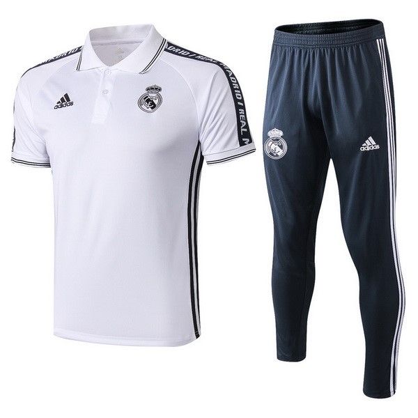 Polo Ensemble Complet Real Madrid 2019-20 Blanc